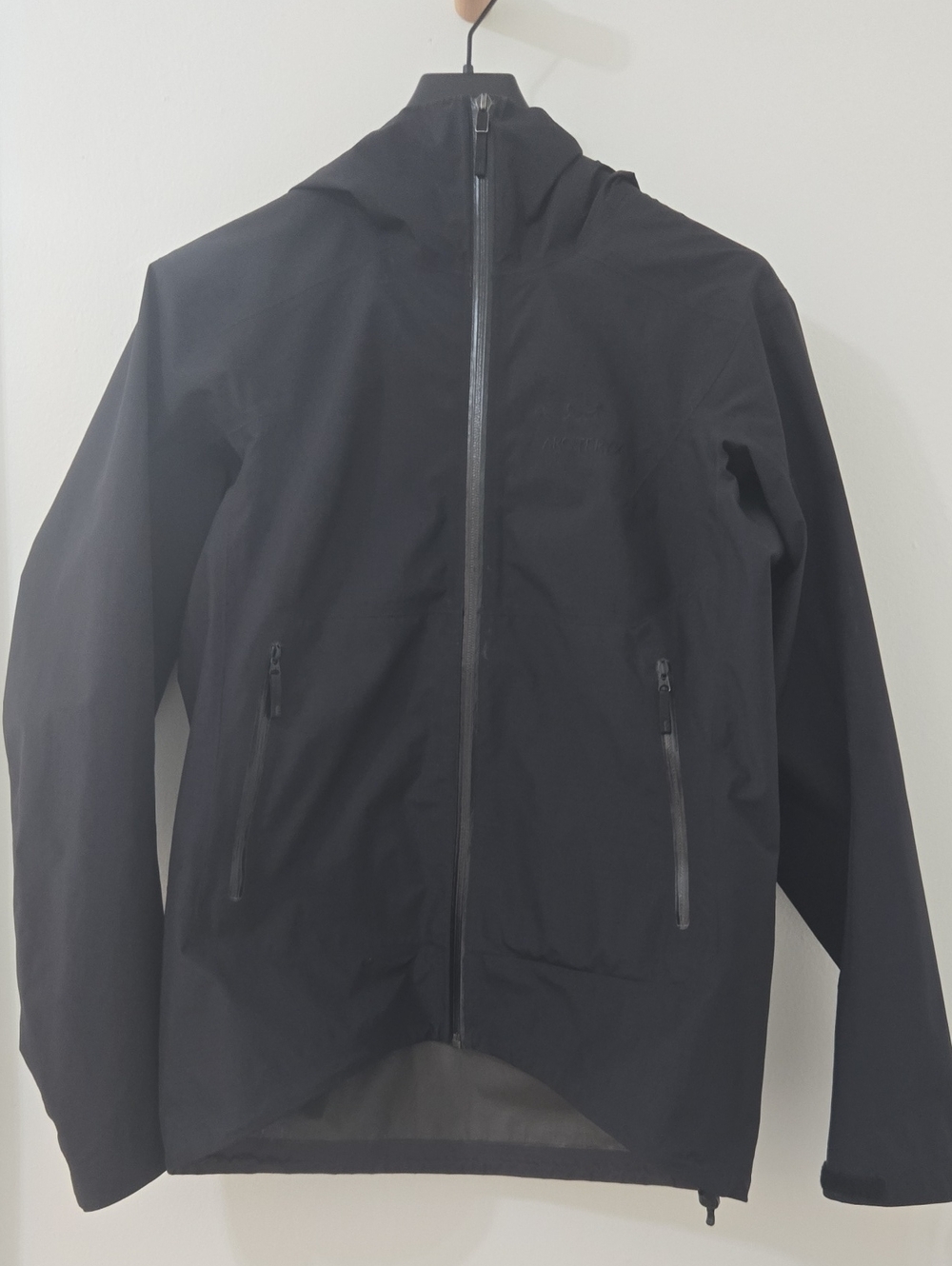 Arc'teryx Black Utility Hooded Jacket